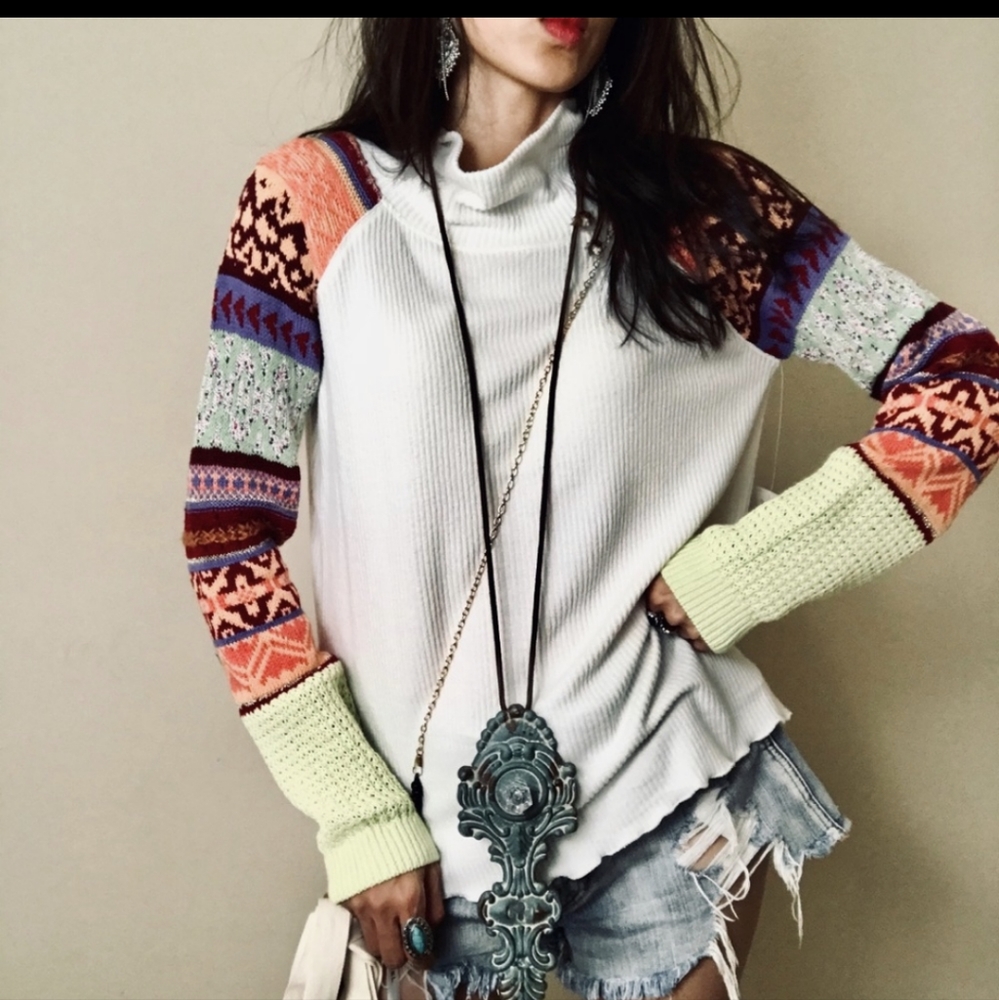 -Brand new free people knit top